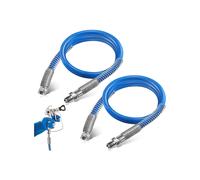 4Ft Airless Paint Spray Extension Hose,3/16Inch Pressure Paint Spray Whip Hose,3000PSI Extended Wall Painting Tube 2PCS