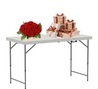 4ft Camping Catering Heavy Duty Folding Trestle Table