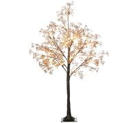 4ft Gypsophila Christmas Tree Light Feature Black with LED Lights Warm White