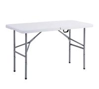 4Ft Heavy Duty Folding Trestle Table Camping