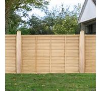 4ft High 1.2m Forest Signature Lap Fence Panel - Pressure Treated