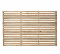 4ft High Forest Contemporary Slatted Fence Panel - Pressure Treated