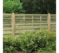 Forest Garden 3'11'' x 5'11'' (120 x 180cm) Pressure Treated Decorative Kyoto Fence Panel