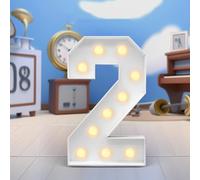 4FT Marquee Light Up Numbers LED Large Lighted Marquee Numbers Pre-Cut Frame Mosaic Numbers for 20th 50th 16nd Birthday Anniversary Wedding Party DIY Decoration ( Color : White , Size : Number 2 )