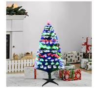 4ft Pre Lit Christmas Tree LED Fiber Optic Xmas Tree Party Decoration Ornament
