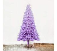 4ft Purple Decoration Unlit Christmas Tree,With Metal Stand Feel-real Gradient Xmas Tree,For Traditional Christmas Indoor The New
