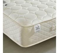 4ft Small Double Quilted Mattress Bamboo Natural Fillings - Mirage Spring - Happy Beds