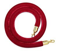 4Ft Velvet Rope Barrier, 1/1.2/1.5M Crowd Control Barriers Queue Line Rope for Queue Pole, Stanchion Rope/Crowd Control Hanging Li