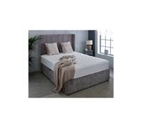 (4ft6 Double Mattress - 135cm x 190cm) Astral Grey Hybrid Mattress - 19cm Deep, Soft Feel