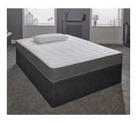 (4ft6 Double Mattress - 135cm x 190cm) Cooltouch Essentials Wave Grey Hybrid Spring & Memory Foam Mattress