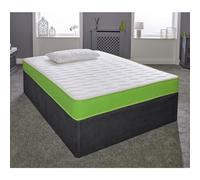 (4ft6 Double Mattress - 135cm x 190cm) Hybrid Memory Foam & Pinna-Coil Mattress - Soft/Medium Cooltouch+ Breathable