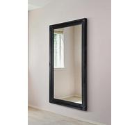 4Ft6 X 2Ft6 126cm X 76cm Large Black Antique Ornate Big Wall Mirror