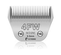 4FW Wide, Removable Blades for Dog Grooming, Compatible with Heiniger/Moser Max45/Andis/Oster A5 Clippers, Cutting Length 3/8 Inch (9.5 mm)