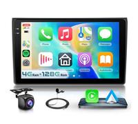 4G+128G Android Car Stereo for Audi A4 S4 RS4 2002-2008 with DSP Wireless Carplay Android Auto, Hodozzy 9 inch 1280P In-Cell Touchscreen Bluetooth 5.0 Car Radio GPS WiFi FM/RDS Backup Camera