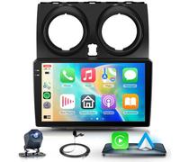 4G+128G Android Car Stereo for Nissan Qashqai 2006-2016 with DSP Wireless Carplay Android Auto, Hodozzy 9 inch 1280P Incell Touch Screen Radio Bluetooth 5.0 GPS FM/RDS Mirrorlink SWC Backup Camera