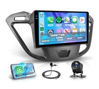4G+128G Rimoody Car Stereo for Ford Tourneo Custom Transit 2013-2021 Wireless CarPlay Android Auto, Android Car Radio 9'' In-Cell Touch Screen/GPS/Bluetooth/FM RDS/EQ/Wi-Fi/Mirror Link/Rear Camera