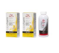 (4G + 4G+Developer (Vol. 20) 3.6oz ) Wella Color Charm Haircolor 4G Dark Golden Brown