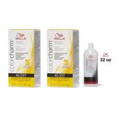 (4G + 4G+Developer (Vol. 20) 32oz ) Wella Color Charm Haircolor 4G Dark Golden Brown