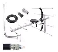 4G-5G Outdoor Loft TV Aerial Antenna Kit Freeview HD External Long Range TV