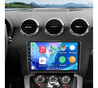 4G+64G 2 Din Android 13 Car Stereo for Audi TT MK2 8J 2006-2014 w/Wireless Carplay Android Auto, 9" IPS Touch Screen Car Radio Receiver GPS Navigation Wifi Bluetooth FM BT SWC Backup Camera Mic