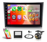 4G+64G 5GWifi Car Stereo for Volvo XC90 2004-2013, 10" 1280P IPS Touchscreen Volvo XC90 Radio Upgrade with DSP/32EQ Carplay Android Auto BT5.0 SplitScreen Mirrorlink SWC Reverse Camera