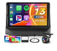 4G+64G 8 Core Android 13 Car Stereo for Ford Fiesta 2009 2010 2011 2012 2013 2014 Wireless CarPlay Android Auto DSP, Hodozzy 9 Inch Car Radio with Bluetooth 5.0 MirrorLink 63UIs AHD Backup Camera