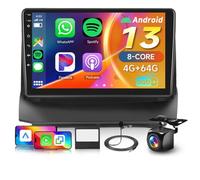 4G+64G 8 Core Car Stereo for Ford Fiesta 2009 2010 2011 2012 2013 2014 DAB+ Android 13 Wireless CarPlay Android Auto DSP, Hodozzy 9" 1280P Car Radio with Bluetooth 5.0 63UIs Reversing Camera