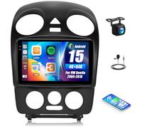4G+64G Andriod Car Radio for VW Beetle 2004-2010 with CarPlay Android Auto 9 Inch Incell Touch Screen with GPS Navigation Wifi Mic Backup Camera