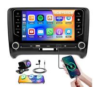 4G+64G Android 13 Car Radio for Audi TT MK2 2006-2014, Wireless Apple Carplay Android Auto 7 Inch Touch Screen Car Stereo with Bluetooth Mirror Link GPS FM RDS EQ SWC+Backup Camera