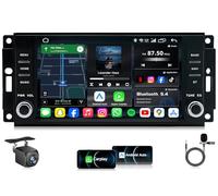 [4G+64G] Android 13 Car Radio Stereo for Dodge Ram 1500 2500 3500 2009-2012 Avenger Challenger 2008-2014, 7 Inch Touch Screen with Wireless CarPlay Android Auto Backup Camera