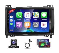 4G+64G Android 13 Car Stereo 9 Inch for Mercedes-Benz A B Class W169 W245 2004-2012 for Vito Viano 2006-2014 Car Radio with Wireless CarPlay Android Auto GPS WiFi Bluetooth FM/RDS Camera