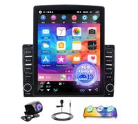 4G+64G Android 13 Car Stereo for Durango 2004-2009 with Wireless CarPlay Android Auto, 9.7 Inch IPS Touchscreen Car Radio with Bluetooth Mirror Link Sat Navi FM RDS SWC+Backup Camer MIC