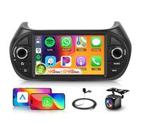4G+64G Android 13 Car Stereo for Fiat Fiorino 2008-2016 with DSP/Wireless Carplay/Android Auto, Hodozzy 9" HD Touchscreen Bluetooth 5.0 Car Radio GPS WiFi FM/RDS Reversing Camera