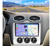 4G+64G Android 13 Car Stereo for Ford Focus Exi MT 2 3 Mk2/Mk3 2004-2011 with Wireless Carplay Android Auto, 9" Touchscreen 2 Din Car Radio Reciever GPS Navigation Bluetooth WIFI FM SWC Backup Camera