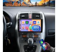 4G+64G Android 14 Car Stereo for Toyota Auris 2006-2012 Wireless Carplay Android Auto 9 Inch HD Touch Screen 2Din Car Radio Bluetooth FM Audio Receivers Head Unit GPS RDS WiFi SWC+AHD Camera&Mic