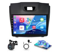 4G+64G Android 15 Car Stereo for Isuzu-S10 2015 2016 2017 Double Din 9 Inch Car Radio with Wireless Carplay Android Auto Touch Screen GPS Navi Bluetooth WIFI FM RDS SWC Split Screen Camera