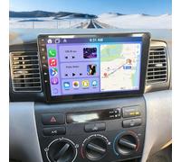 4G+64G Android 15 Car Stereo for Toyota Corolla 2005-2012 with Wireless CarPlay and Android Auto, 9 Inch IPS Touch Screen 2 Din Car Radio Support Multimedia Player GPS Navi Bluetooth WiFi Camera