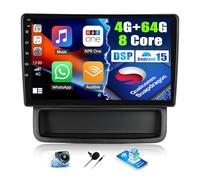 4G+64G Android 15 Qualcomm Car Stereo for Renault Trafic 2/Opel Vivaro/Nissan Primastar 2006-2014 Wireless CarPlay Android Auto, 10.1'' Touchscreen with WiFi GPS BT FM RDS DSP EQ SWC Backup Camera