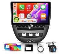4G+64G Android Car Stereo for Citroen C1/Peugeot 107/Toyota Aygo 2004-2014 CarPlay Android Auto DSP, Hodozzy 10" 1280 * 720 IPS Touch Screen Car Radio with Bluetooth 5.0 FM GPS Wifi Backup Camera