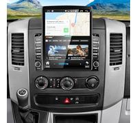 4G+64G Android Car Stereo for Mercedes Benz Sprinter 2007-2018 with Wireless Carplay Android Auto, 9.7 Inch Touchscreen 2 Din Car Radio Head Unit Support Bluetooth GPS FM BT EQ SWC Backup Camera Mic