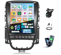 4G+64G Android Car Stereo for Opel Vauxhall Astra J/Buick Excelle 2009-2014 Wireless CarPlay Android Auto Bluetooth 5.0 Car Radio 9.7 inch Touchscreen GPS FM/RDS 32EQ WiFi SWC + AHD Backup Camera