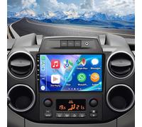 4G+64G Android Car Stereo for Peugeot Partner 2008-2019 with Wireless Carplay Android Auto, 10.1 Inch Touchscreen 2 Din Car Radio Receiver Head Unit Support Bluetooth GPS FM BT SWC Backup Camera Mic