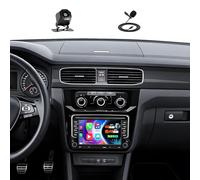 4G+64G Android Car Stereo for Volkswagen VW Caddy 2015-2019 with Wireless CarPlay Android Auto 7 Inch Touchscereen Car Radio with GPS 32EQ Bluetooth 5.0 FM RDS WiFi Type-C USB Backup Camera