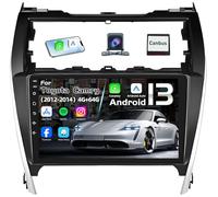4G+64G Car Radio Stereo for Toyota Camry 2012 2013 2014: Wireless Carplay Android Auto with Android 13 Support Bluetooth GPS 5G WiFi Backup Camera SWC FM, 10.2 Inch IPS Touch Screen for Camry