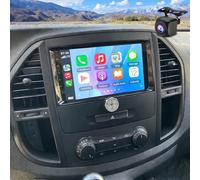 4G 64G Car Stereo for Mercedes-Benz Vito 2006-2014 with Wireless Carplay Android Auto, 9 Inch Touch Screen GPS Bluetooth FM RDS SWC Mirror Link Backup Camera
