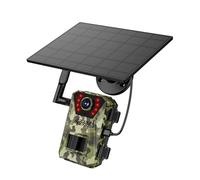 4G Allowed Wildlife Camera 720P 14MP Photos Nocturnalvision 0.3s Initiate Speed IP66 Waterproof ABS Housing Solar Charging Capability Remote Observing Outdoor Trail Camera