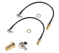 4G Antenna SMA Female to TS9 Male Adapter Cable 15cm 2PCS for External Antenna Router Huawei E5372 E5577 E5786 E5787 Vodafone Netgear Hsdpa MiFi Modem Hotspot UMTS Mobile
