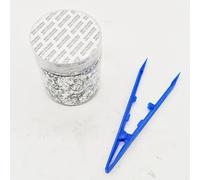4g Chopped Carbon Fiber Pieces Colorful DIY Short Cut Forging Reusableplastic Bits for Crafting(Silver)