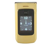 4G Flip Cell Phone YEEMI K21+ Big Button Dual Screen Loud Sound 4800mAh Battery for Seniors, Basic Mobile Phone (Gold)