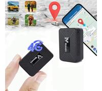 4G GPS Tracker 1500mAh Rechargeable Magnetic Mini Car Tracker Real Time Tracking and APP Alarm Notifications Micro GPS Tracking Device for Vehicles, Kids, Elderly, Wallet, Pet